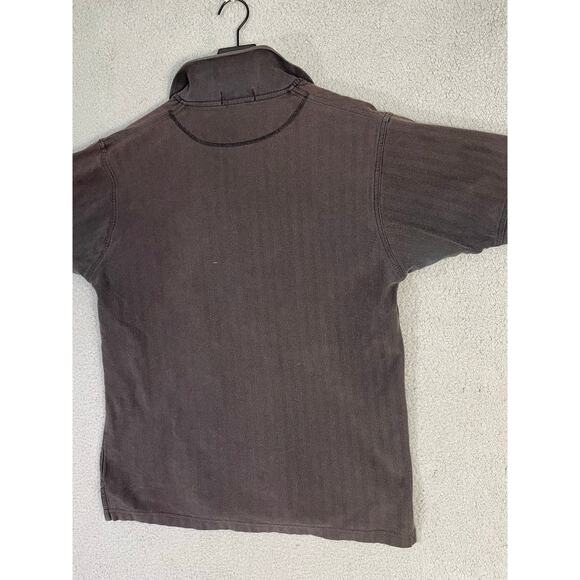 Vtg Walt Disney World Port Orleans Resort Polo Shirt Mens M Faded Black Logo - Picture 11 of 12